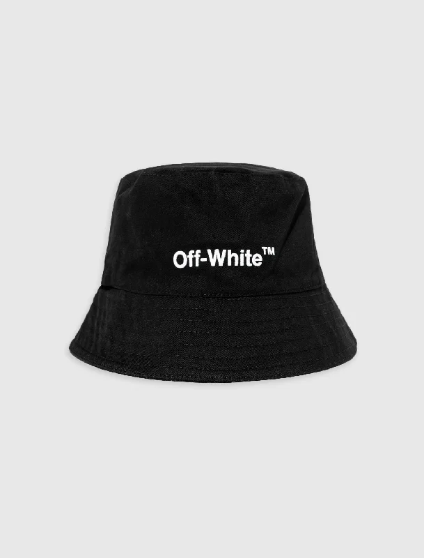 OFF WHITE BOOKISH BUCKET HAT