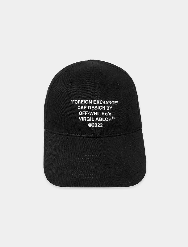 OFF WHITE FOREIGN EXCHANGE BASEBALL CAP