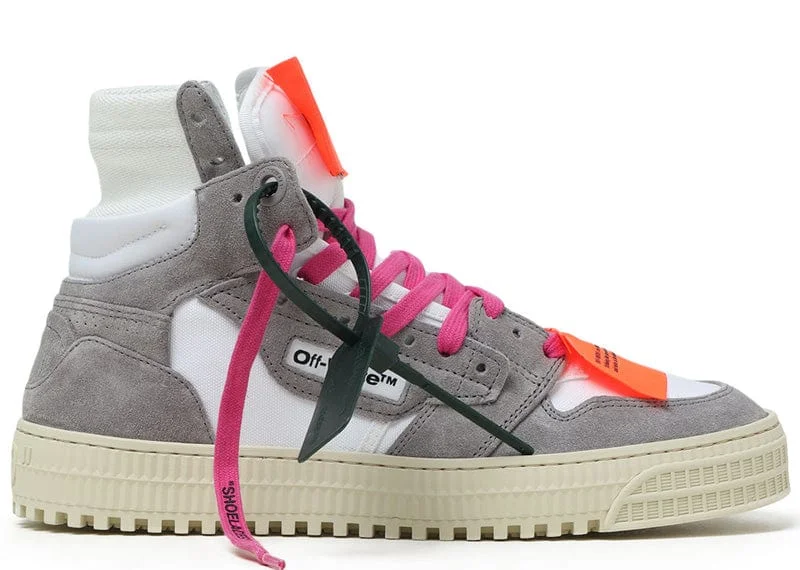 Off White Off Court 3.0 High 'White, Grey Pink'