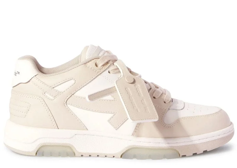 Off-White Out Off Office Calf Leather White Beige